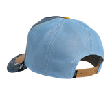 Back view of Goorin Bros Silky Goat Distressed Denim Cap