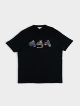 Scooter Spray Tee - Black