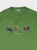 Scooter Spray Tee - Piquant Green