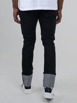 Target turn up slim fit denim - Black