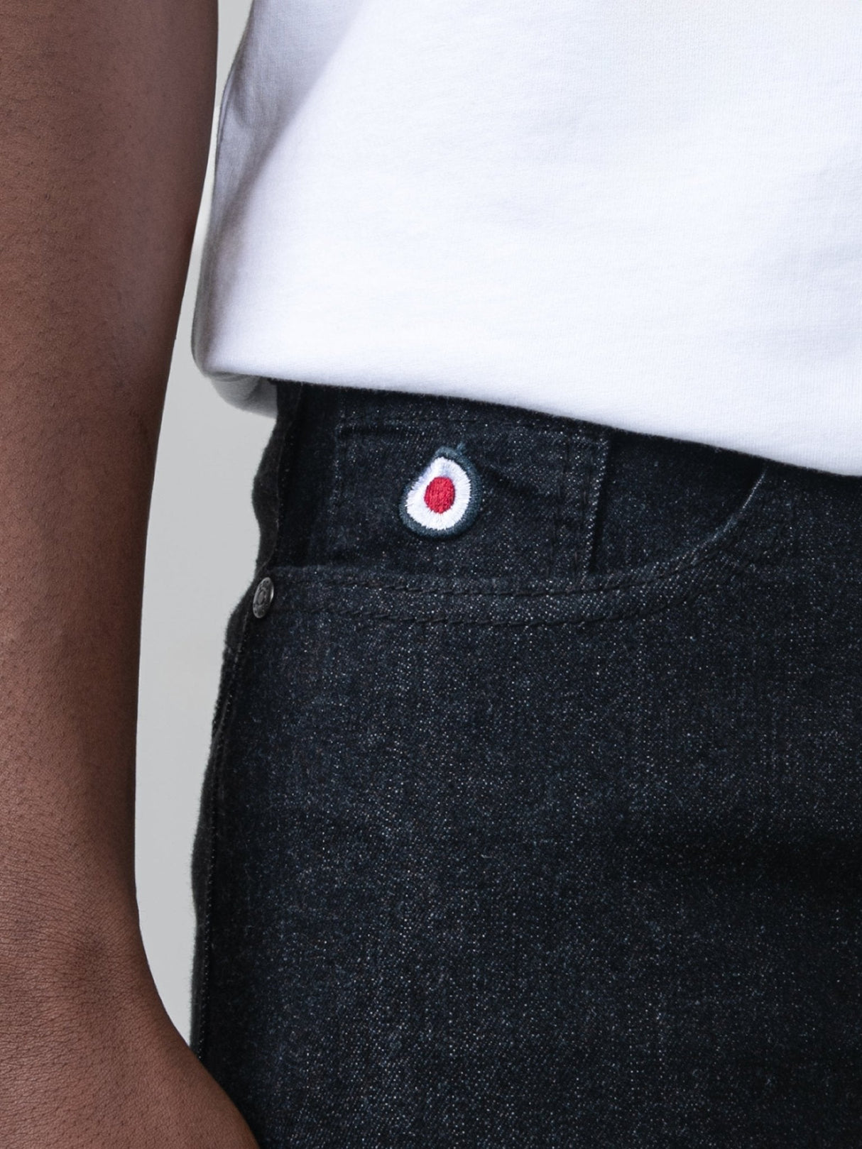 Target turn up slim fit denim - Black