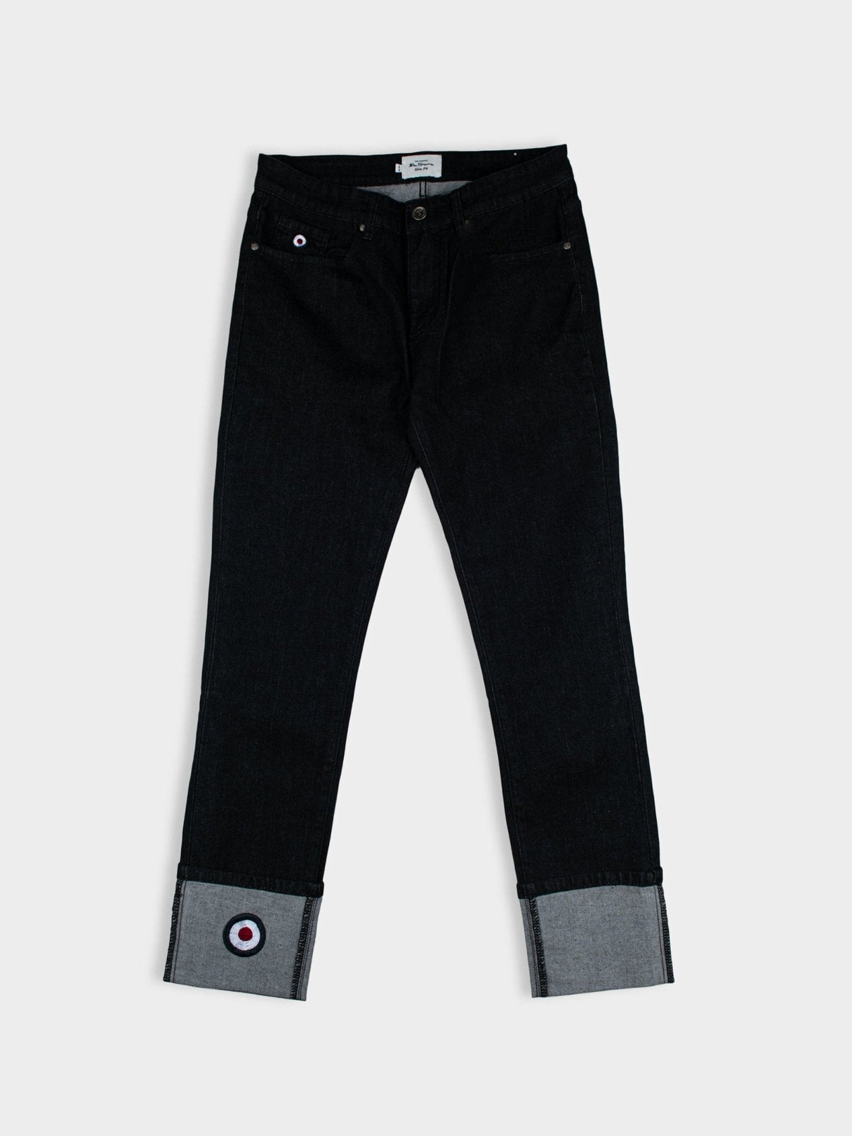 Target turn up slim fit denim - Black