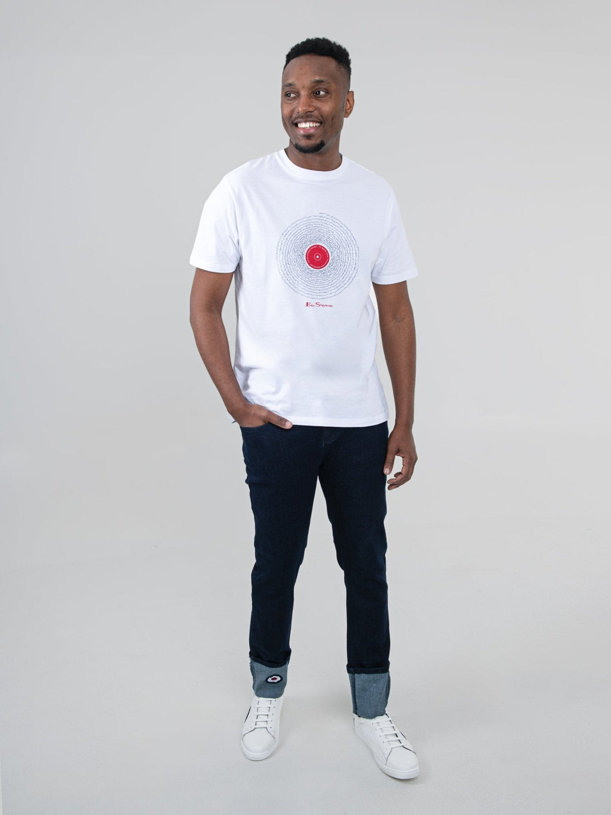 Target turn up slim fit denim - Dark Blue