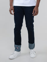Target turn up slim fit denim - Dark Blue