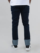 Target turn up slim fit denim - Dark Blue