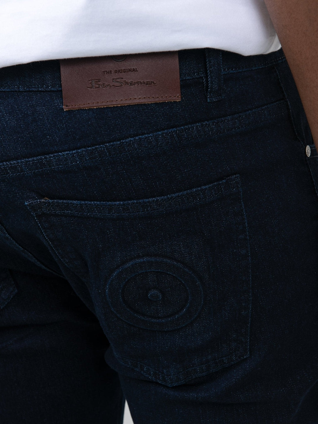Target turn up slim fit denim - Dark Blue - view 4