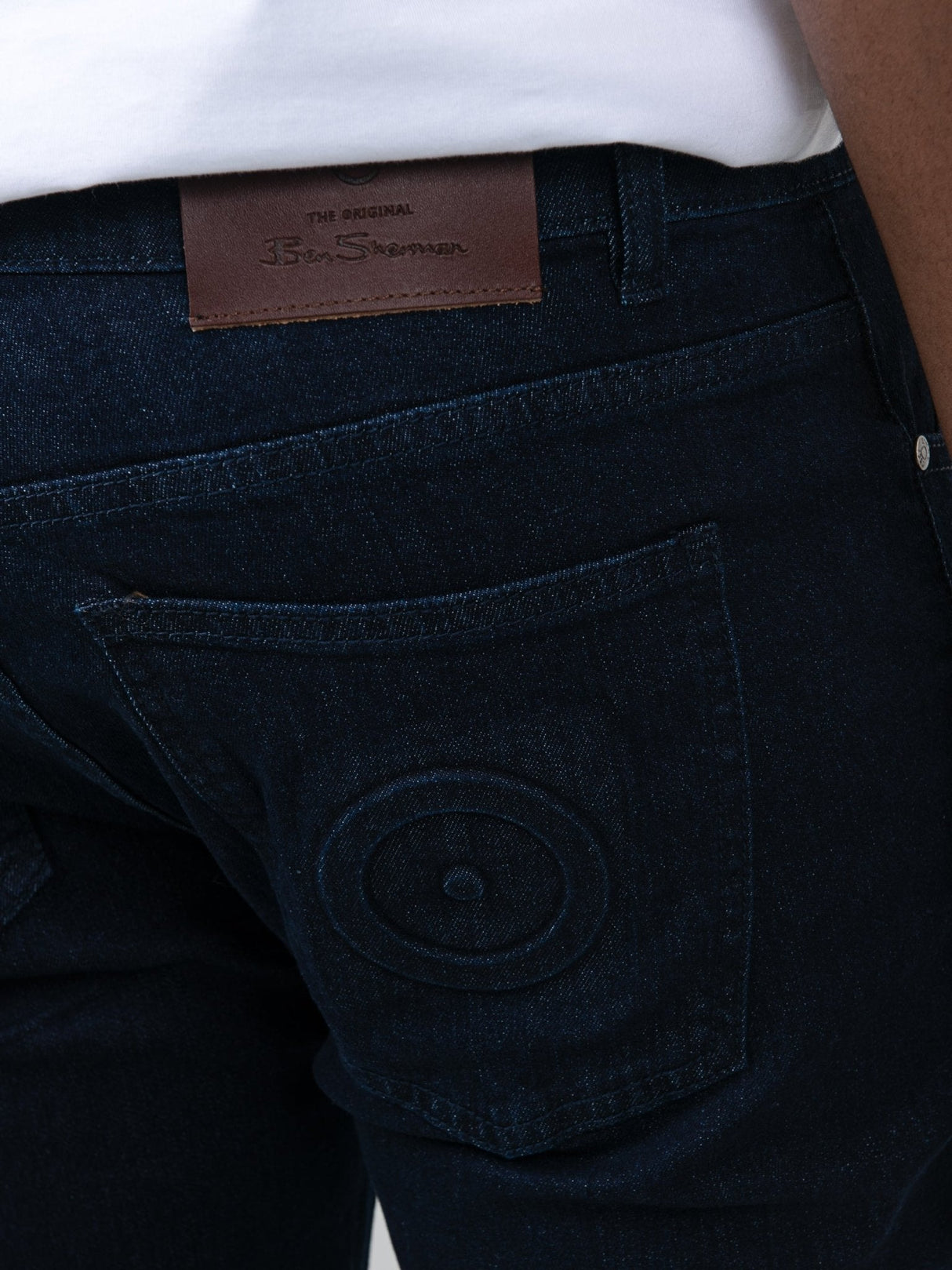 Target turn up slim fit denim - Dark Blue