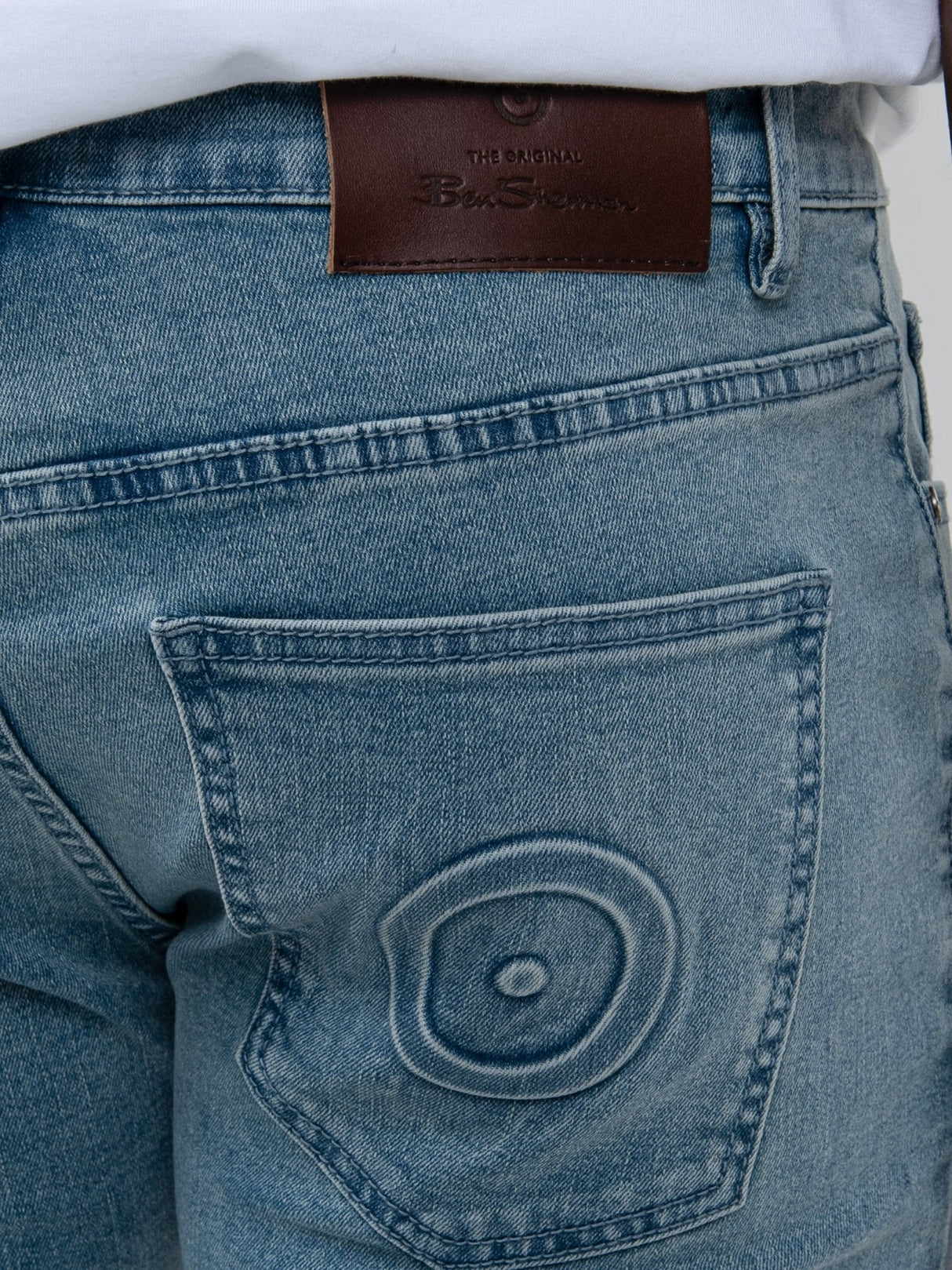 Target turn up slim fit denim - Light Blue