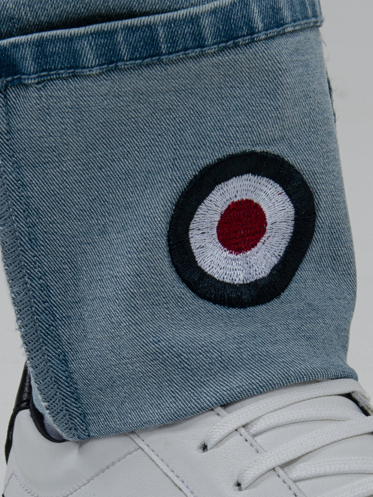 Target turn up slim fit denim - Light Blue