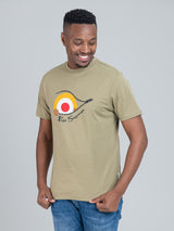 Sneaky Target Tee - Olive Night