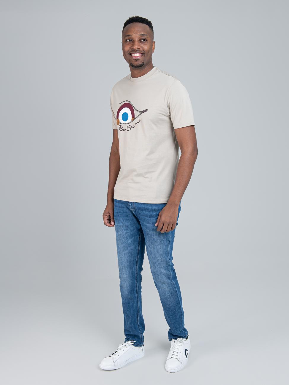 Sneaky Target Tee - Sustained Grey