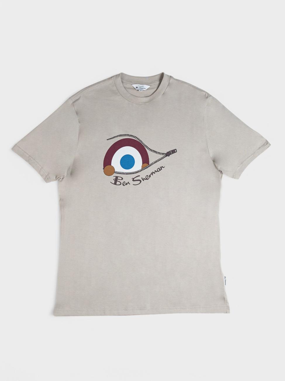 Sneaky Target Tee - Sustained Grey