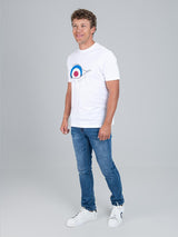 Sneaky Target Tee - White