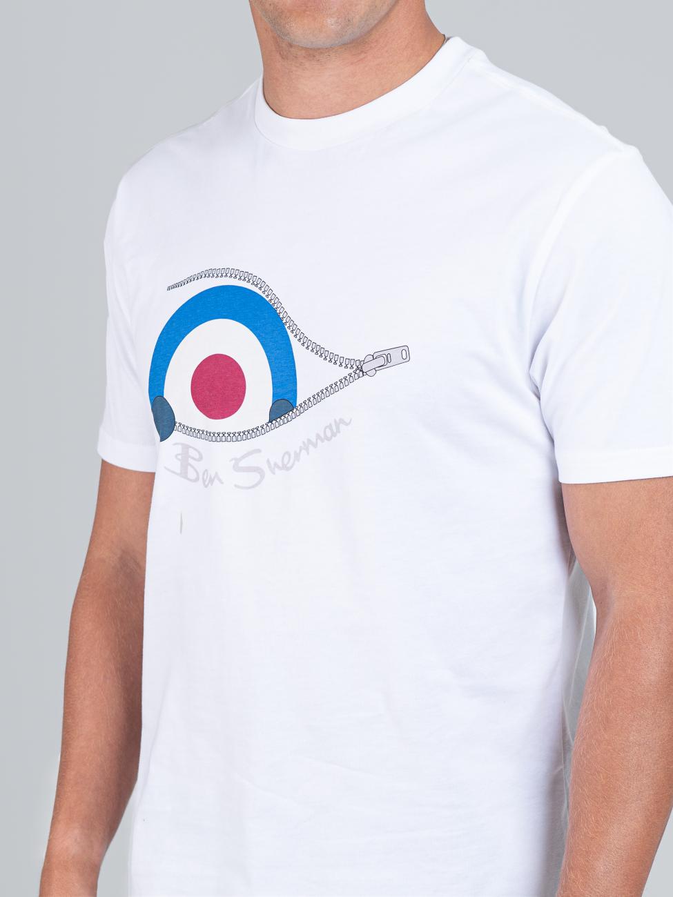 Sneaky Target Tee - White
