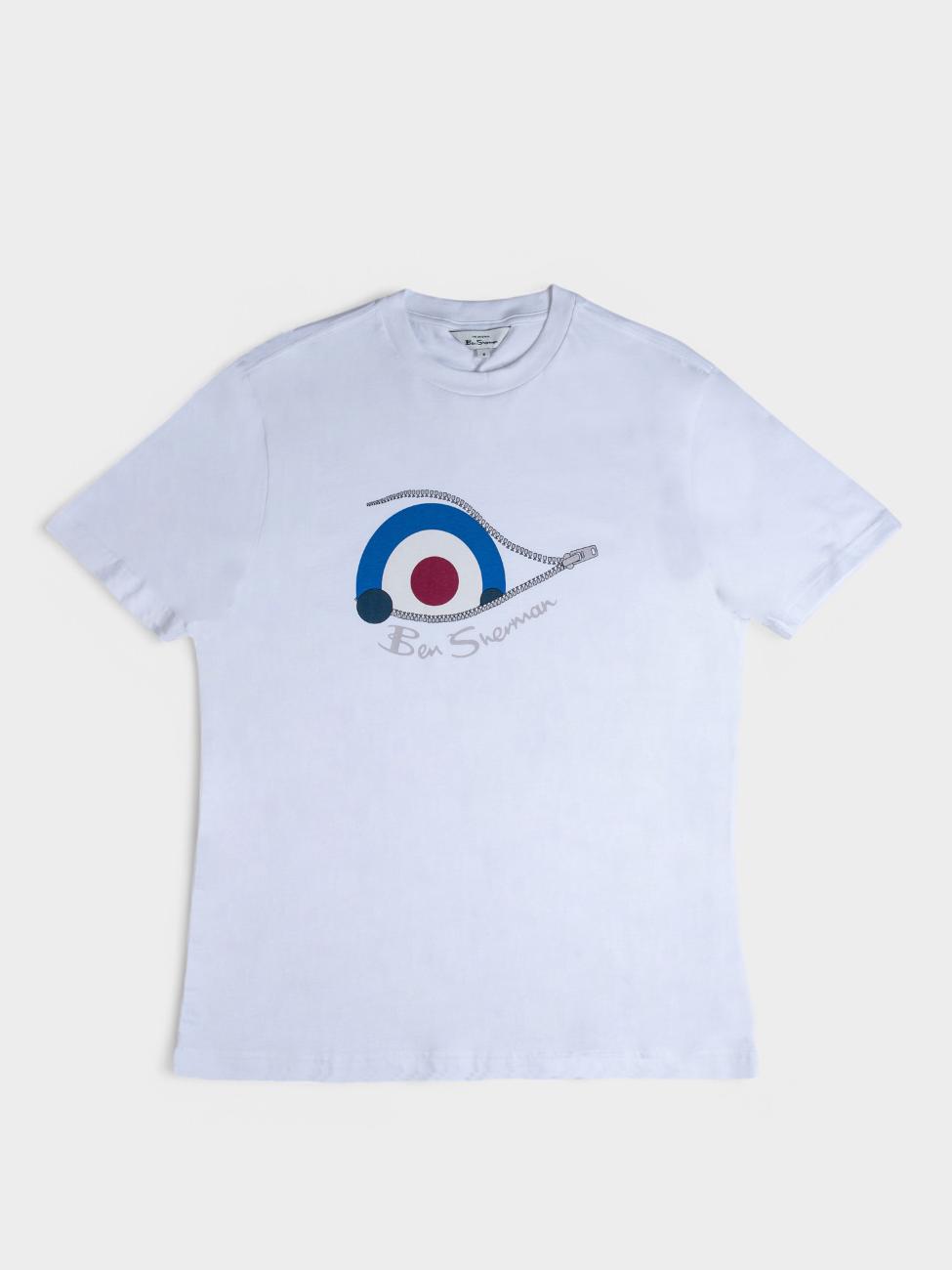 Sneaky Target Tee - White