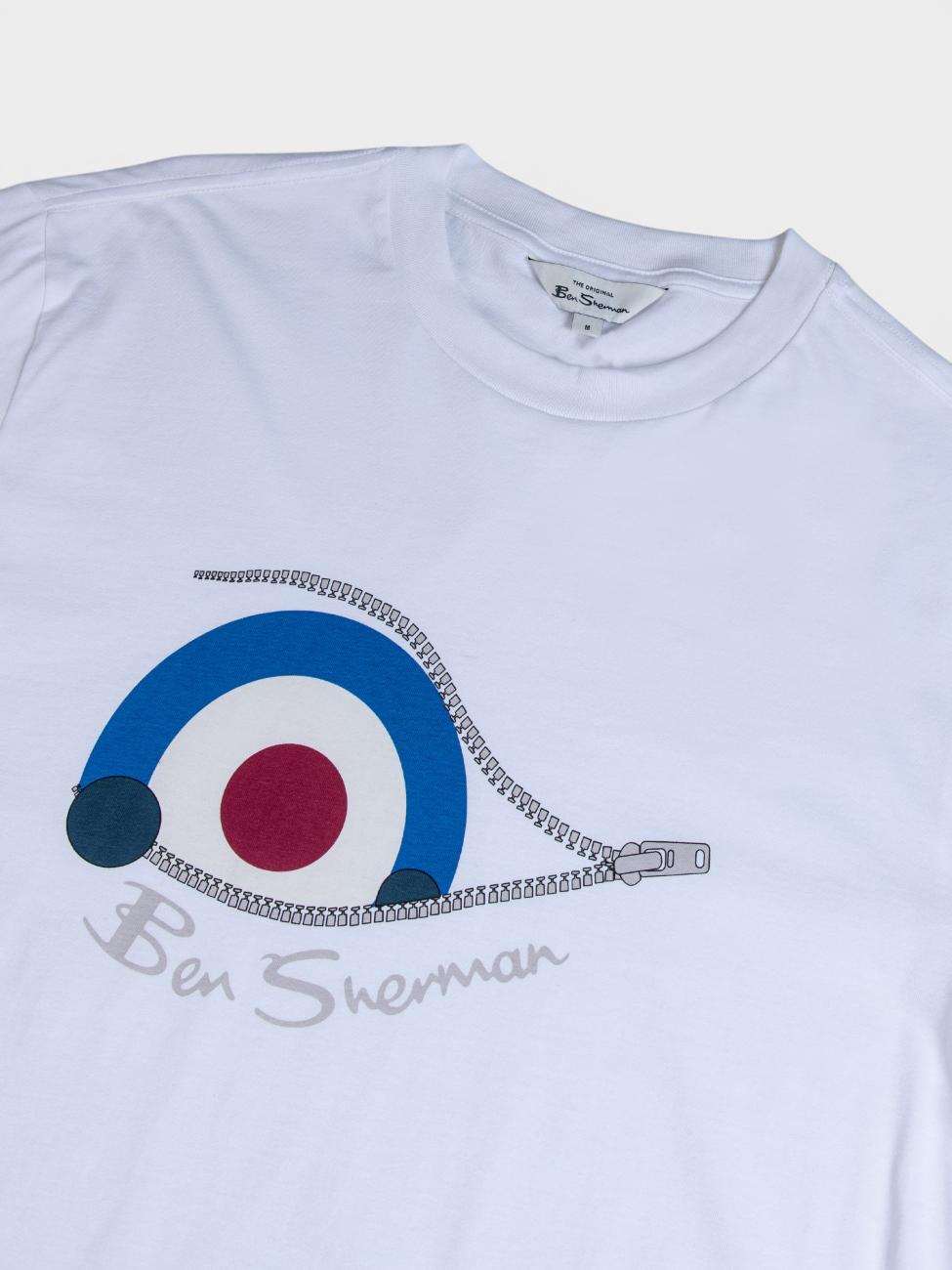 Sneaky Target Tee - White