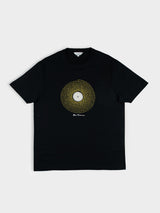 Sound Wave Record Tee - Black