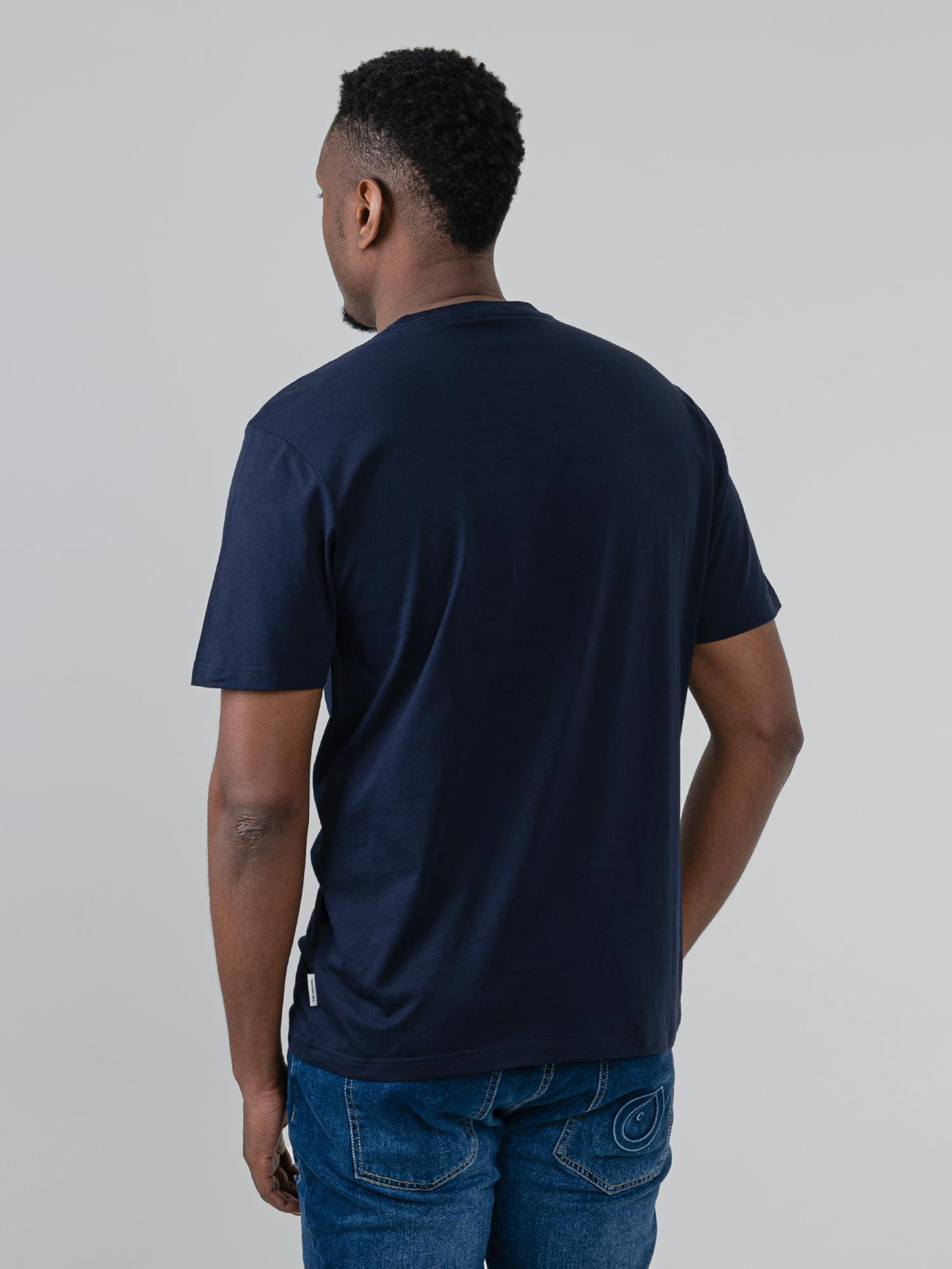 Sound Wave Record Tee - Navy