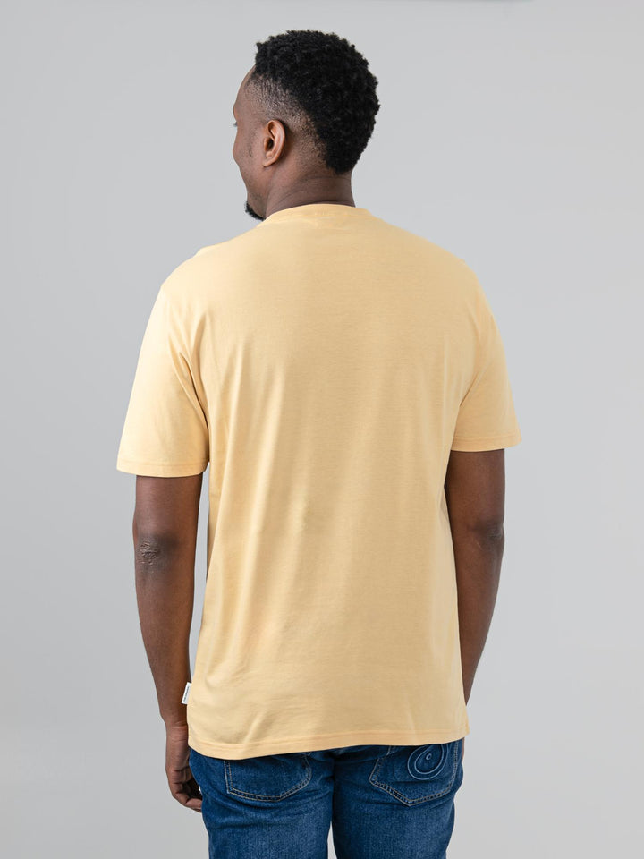 Ben Sherman Sound Wave Graphic T-Shirt in New Wheat – men&