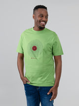 Sound Wave Record Tee - Piquant Green
