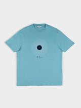 Sound Wave Record Tee - Retro Blue