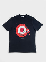 Target Brushstroke T-Shirt - Black