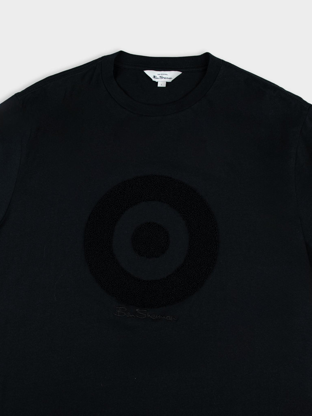 Target Towelling Applique Tee - Black - view 6