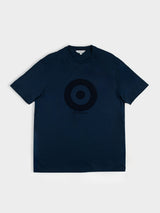 Target Towelling Applique Tee - Navy