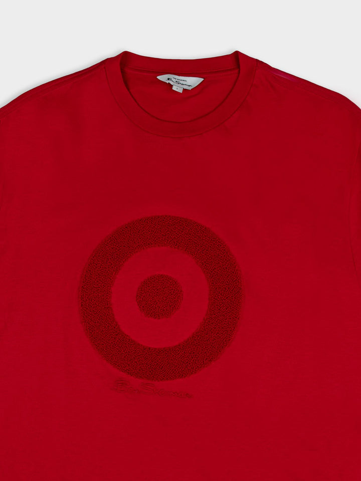Target Towelling Applique Tee - Red - view 6
