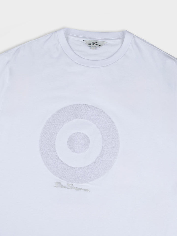 Target Towelling Applique Tee - White - view 6