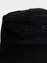 TARGET TOWELLING BUCKET HAT - Black