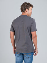 Target Parachute Tee - Charcoal