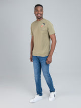 Target Parachute Tee - Olive Night