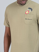 Target Parachute Tee - Olive Night