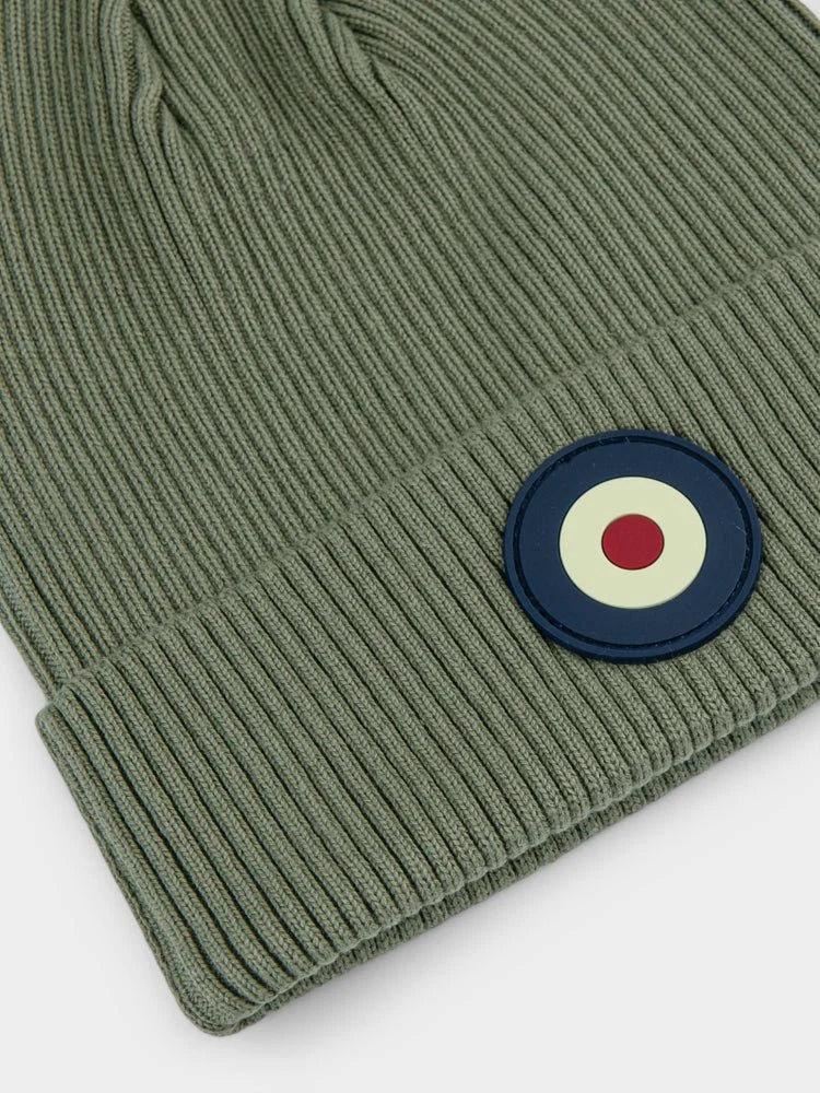 TARGY RIB BEANIE - OLIVE