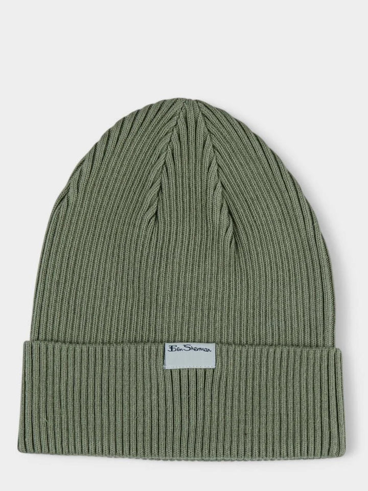 TARGY RIB BEANIE - OLIVE
