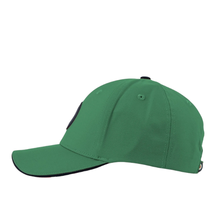 Side view Ben Sherman Targy Peak Cotton Cap Elm Green
