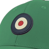 Ben Sherman Targy Peak Cotton Cap Elm Green Target Emblem