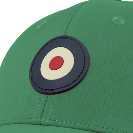 Ben Sherman Targy Peak Cotton Cap Elm Green Target Emblem