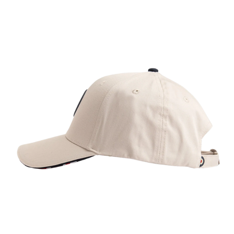 Side view Ben Sherman Targy Peak Cotton Cap Plaster