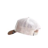 Back view Goorin Bros The Deadliest Scorpion Taupe Tan Trucker Cap