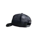 Back view of Goorin Bros The Trout Fish Black Mesh Cap