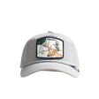 Front view of Goorin Bros Thisaway Trucker Grey Mesh Cap