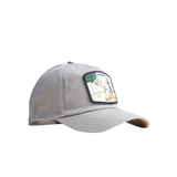 Side view Goorin Bros Thisaway Trucker Grey Mesh Cap