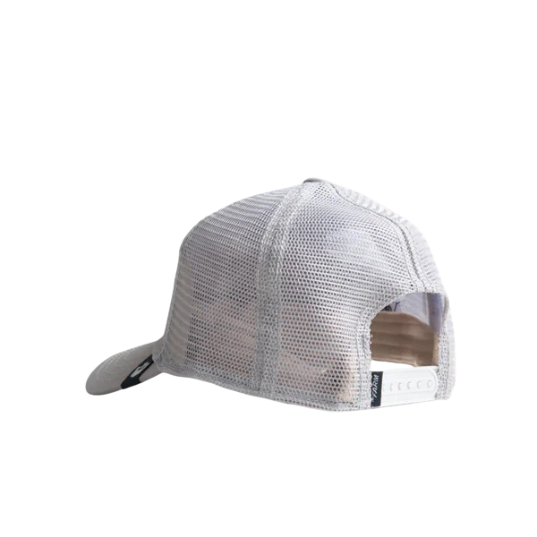 Back view Goorin Bros Thisaway Trucker Grey Mesh Cap