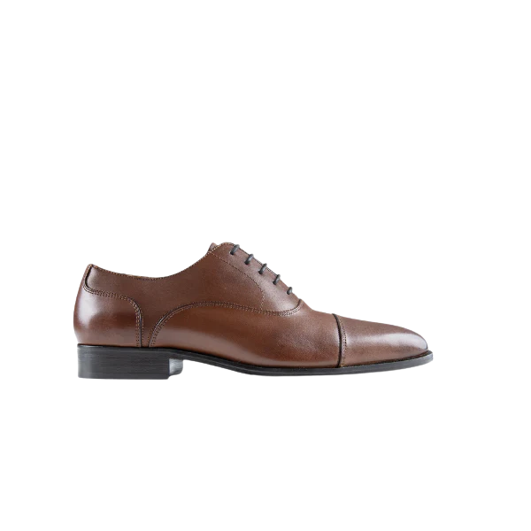 Toe Tap Oxford - Chocolate