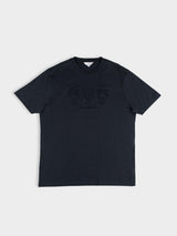 Trio Embossed Happy Bears - Black