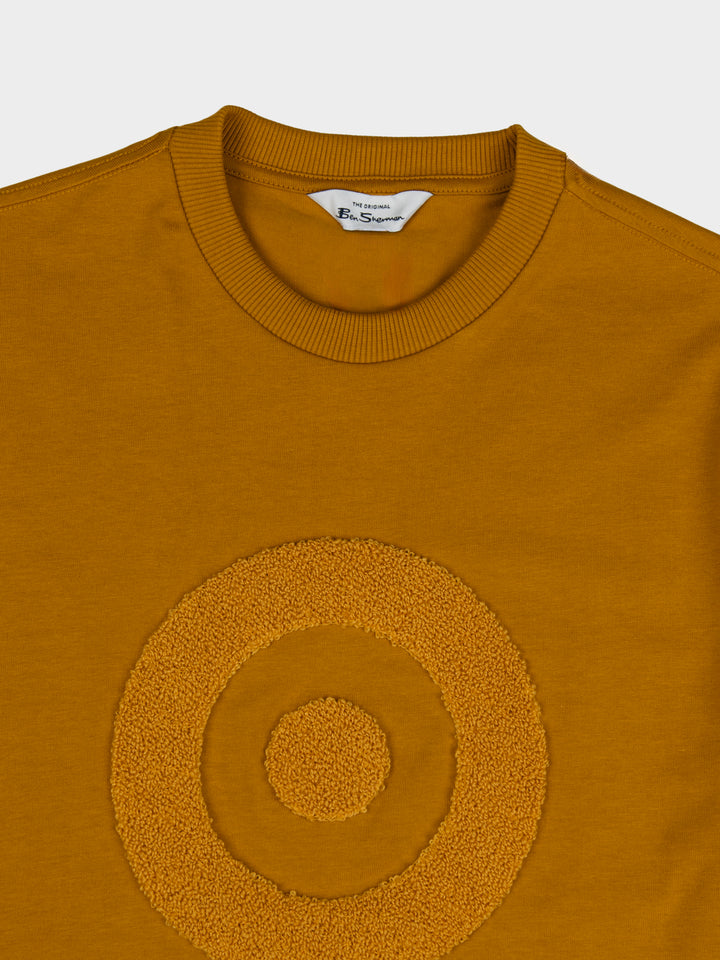 Target Towelling Applique Tee - Dijon - view 2