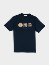 3 Ball Tee - Navy