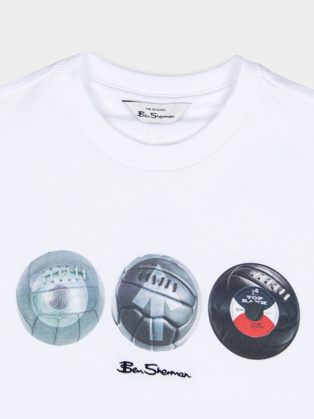 3 Ball Tee - White